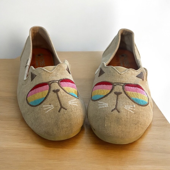 BOBS from Skechers Shoes - Skechers "BOBS for Cats"  Kool Kat Slip-on Casual Sneaker Women's size 7.5